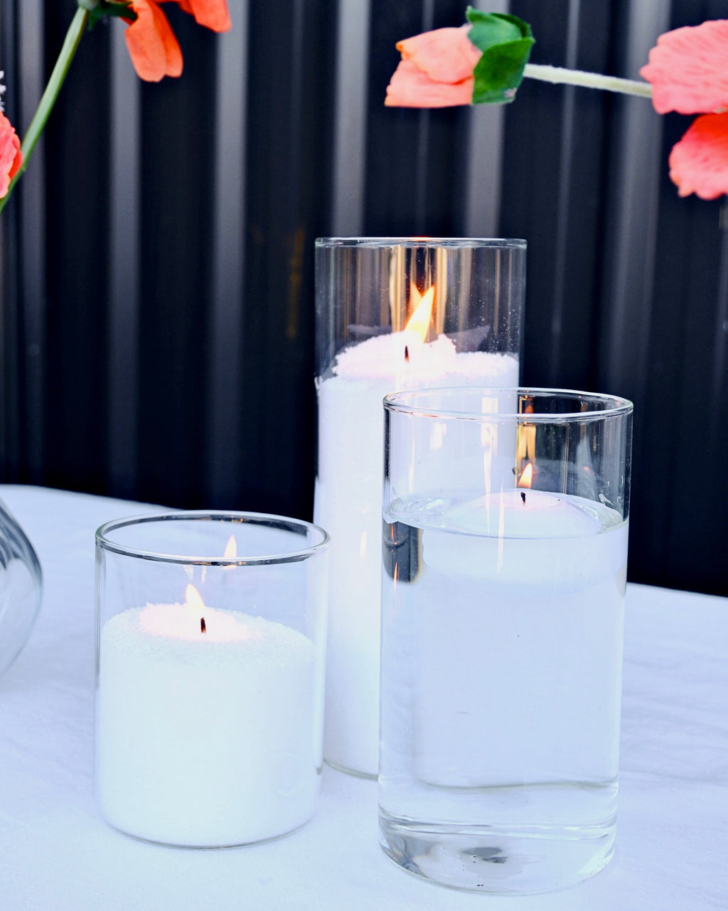 Table floating Candle Arrangements (set of 3)