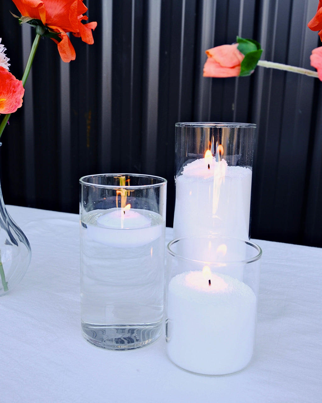 Table floating Candle Arrangements (set of 3)