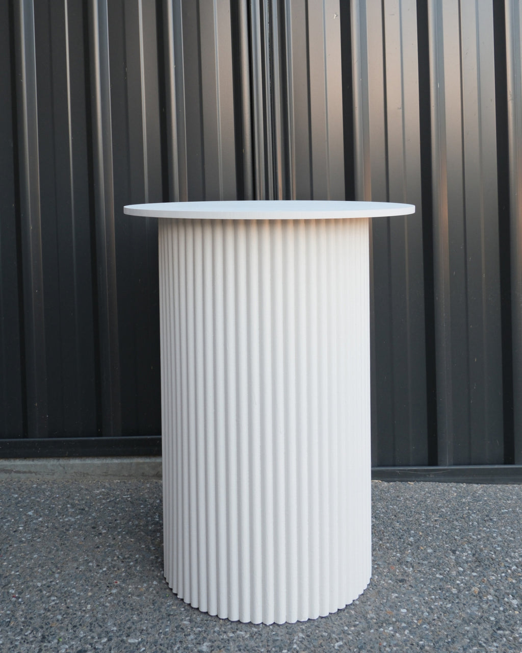 Round Plinth Table