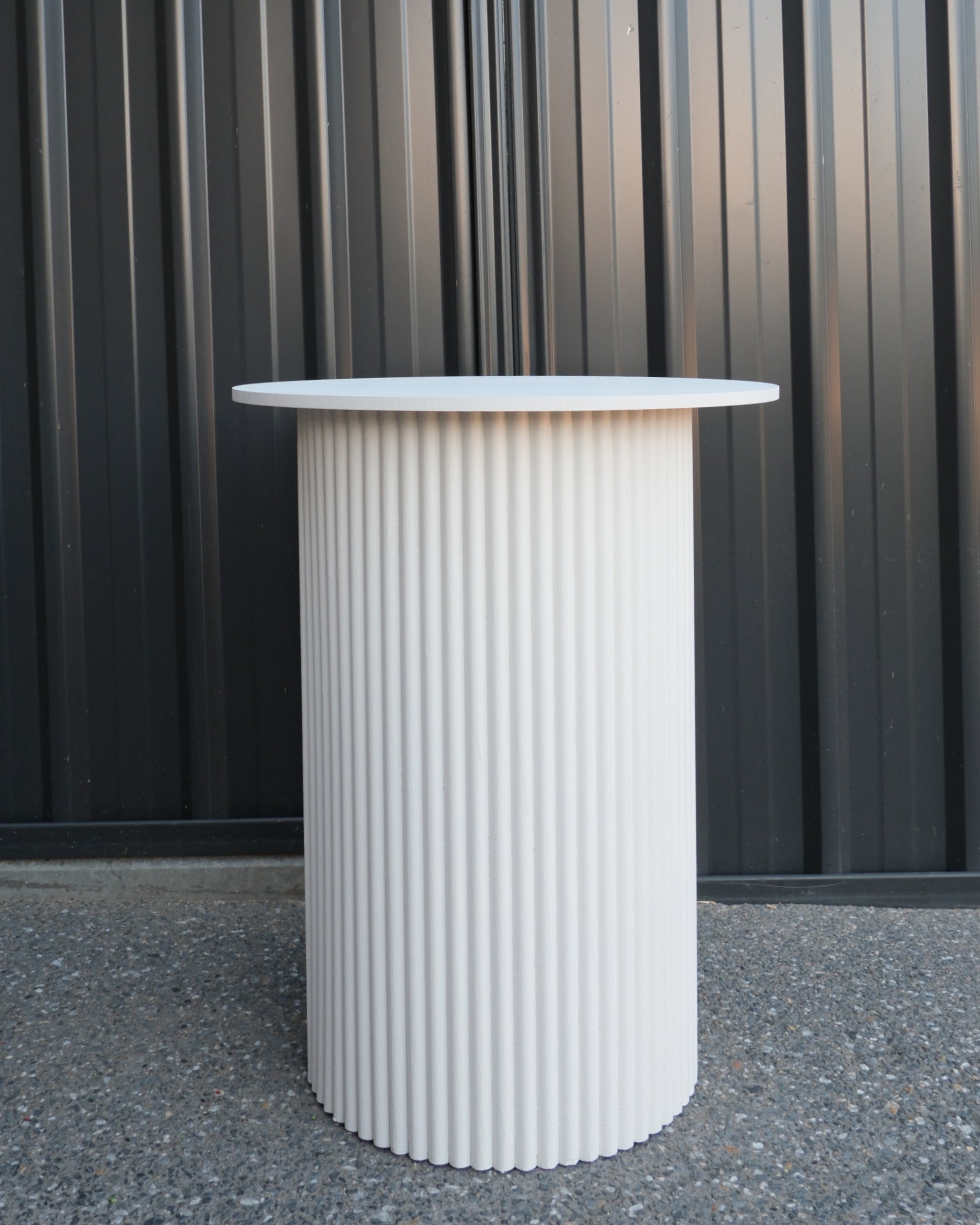 Round Plinth Table